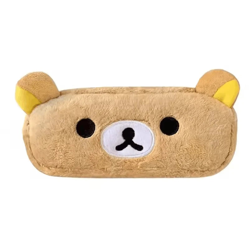 Fuwu Bear Pencil Pouch - Soft Zip-Up Style